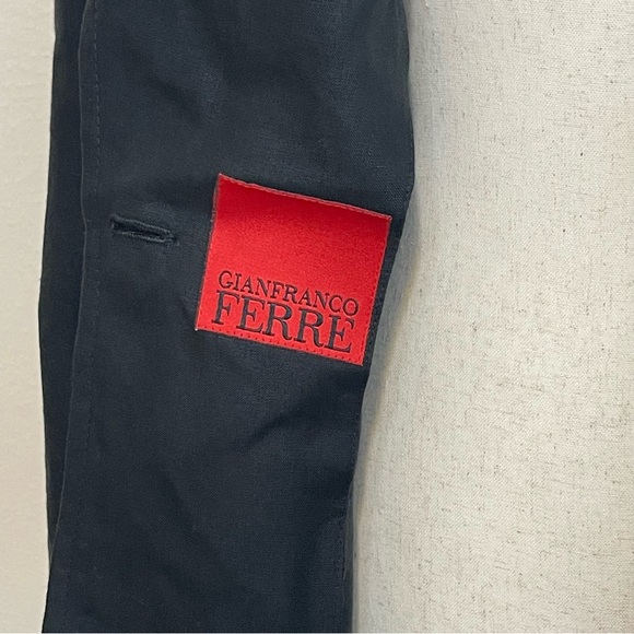 Gianfranco Ferre Linen Blazer One Button Made in Italy - Picture 5 of 11